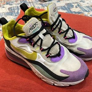 Nike Air Max 270 React AT6174-101 White Running Shoes Sneakers size 6.5W